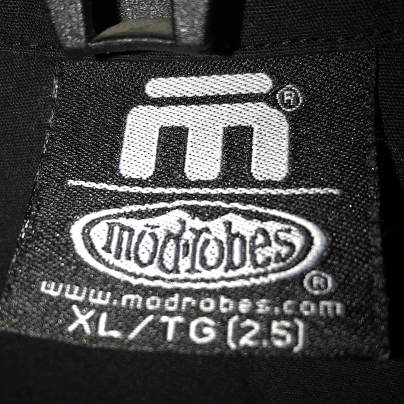 Men’s Modrobes Short Sleeve Shirt Black Size XL - Picture 3 of 5